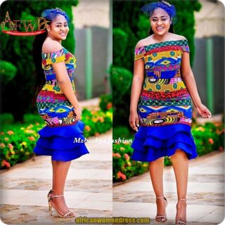 Latest chitenge dresses for slim ladies » African Dresses