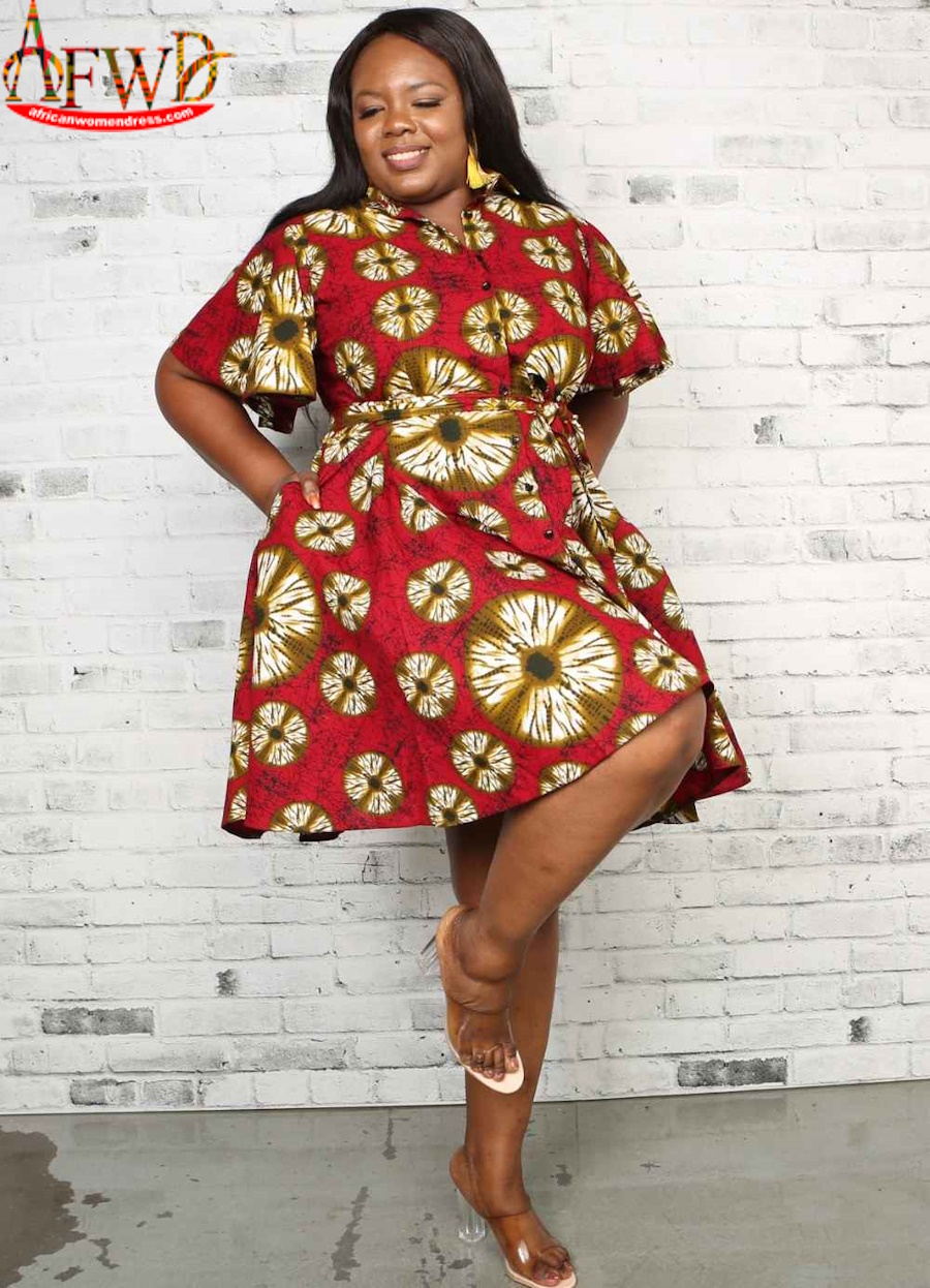 15 African Print Short Chitenge Dresses African Dresses